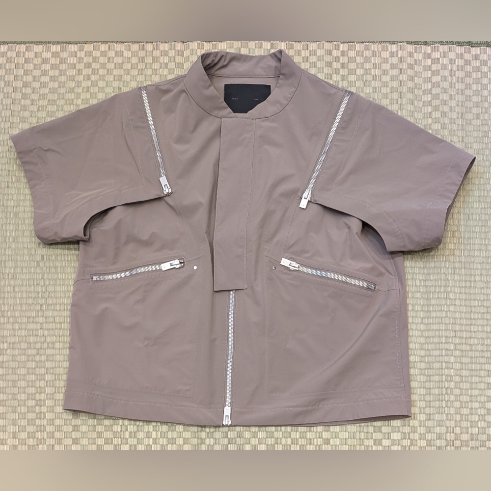 Heliot Emil Anophyte Technical Vest Washed Out Khaki Men's Size EU 50 (US M)